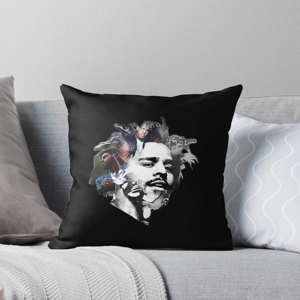J Cole Memories Throw Pillow