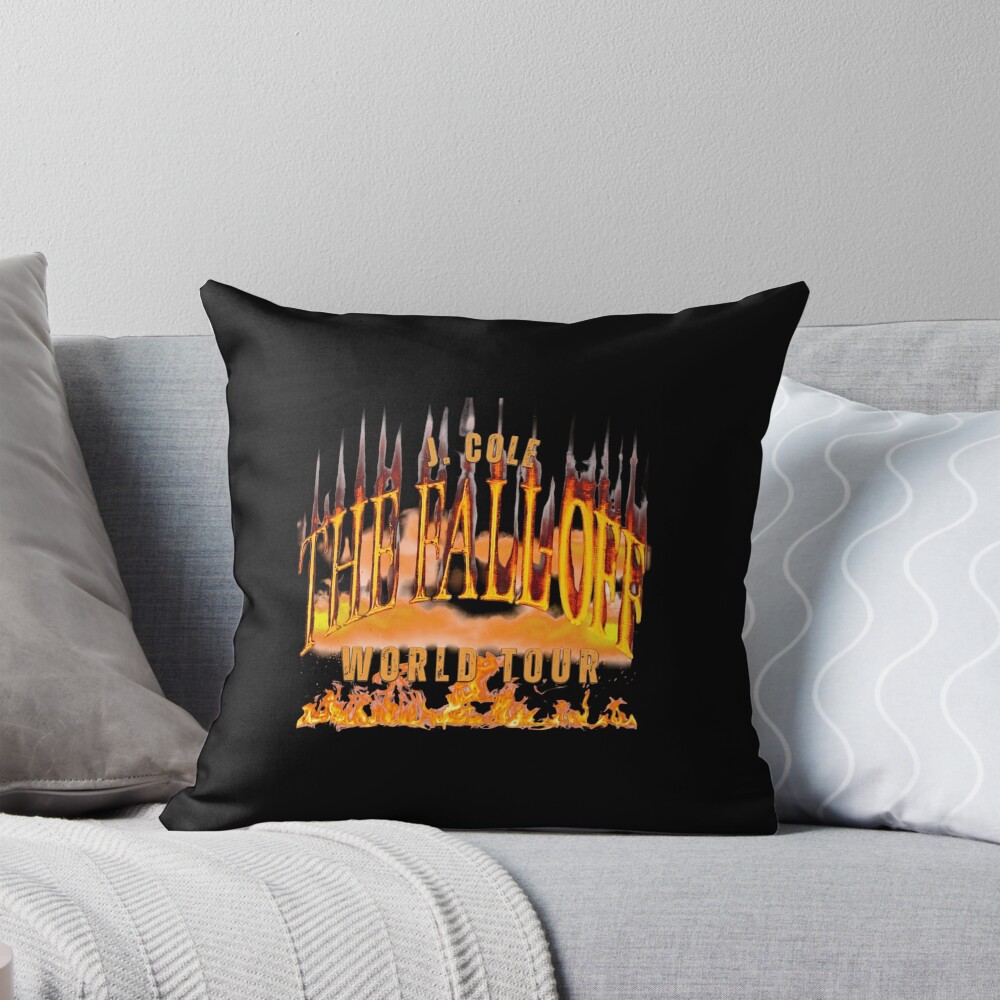 J Cole The Fall Off World Tour Throw Pillow