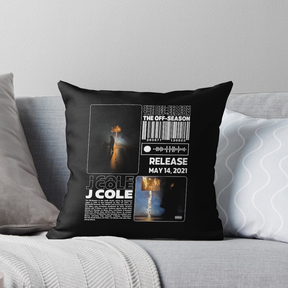J Cole The Off-season Throw Pillow