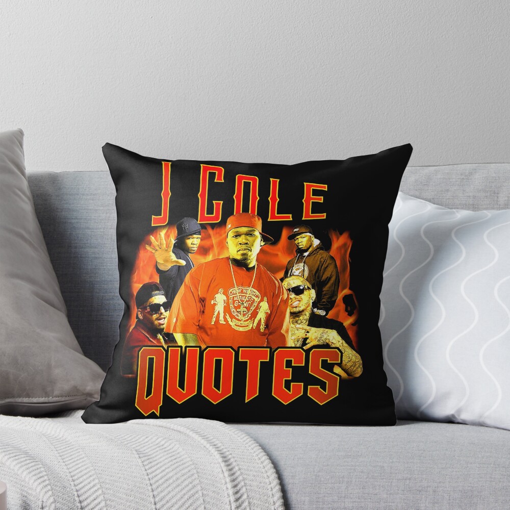 J. Cole Quotes Throw Pillow